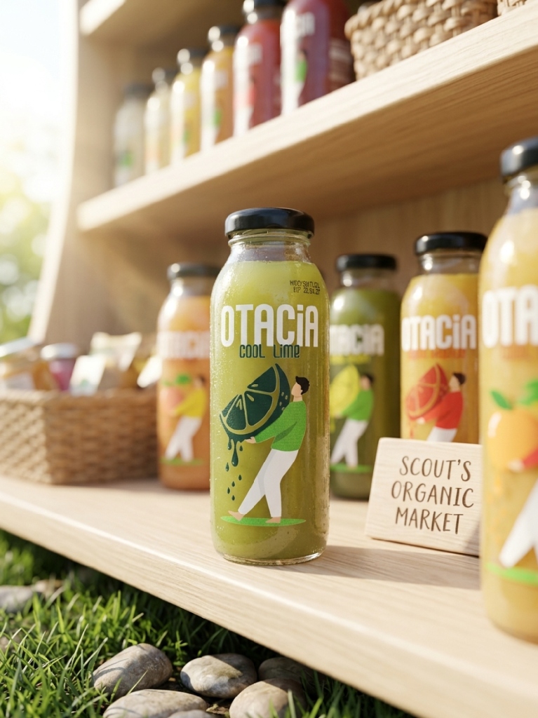 Otacia Cool Lime Ambalaj Tasarımı